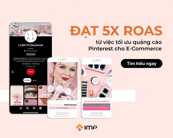 Đạt 5x ROAS từ việc tối ưu quảng cáo Pinterest cho E-commerce