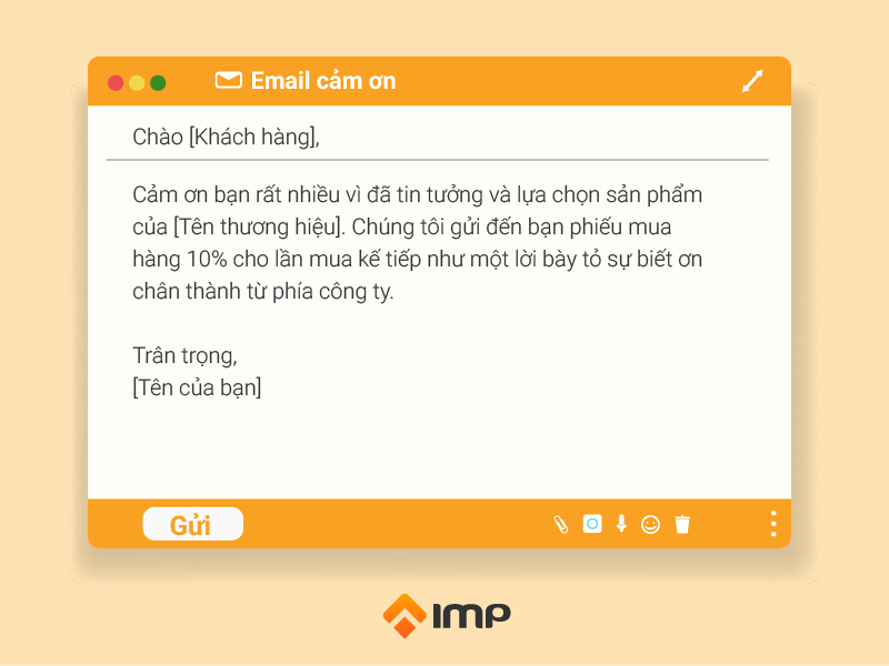 Email cảm ơn (Thank You Email)